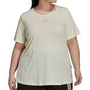 Adidas 2XL Zoe Saldana Collection 3 Stripe Tee